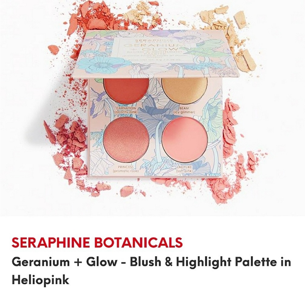 New in box seraphine botanicals geranium and glow